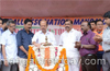Mayor Harinath inaugurates 20th Independence cup Football tournament at Nehru Maidan